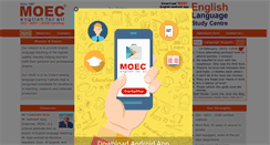 Desktop Screenshot of moecindia.com