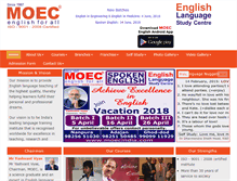 Tablet Screenshot of moecindia.com